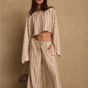 12th Tribe Striped Chiffon Set